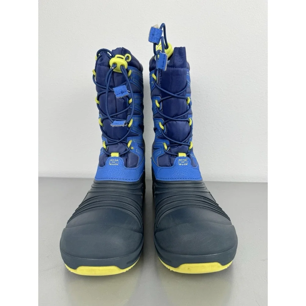 Merrell Snow Quest Lite 3.0 Boots Youth Kids 7 M‎ Waterproof Rubber Winter Blue